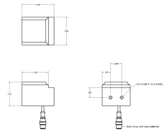 83709 - 220 Volt AC Coil - 8" Drive Units (Male)