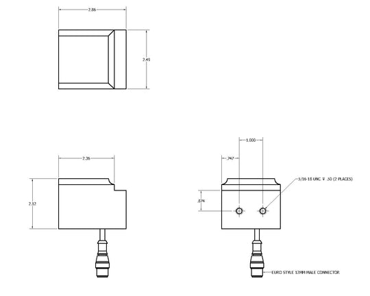 83809 - 120 Volt AC Coil - 8" Drive Units (Male)