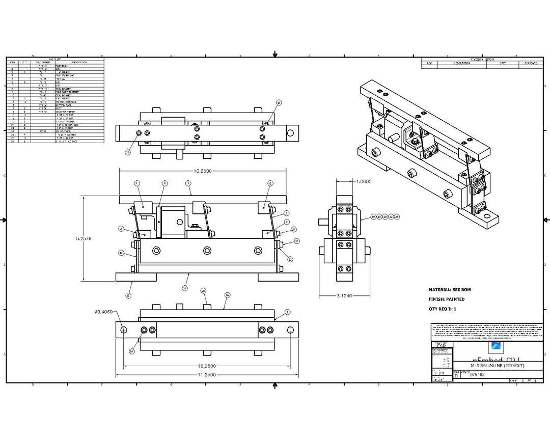 M-3 Mini Inline Drive