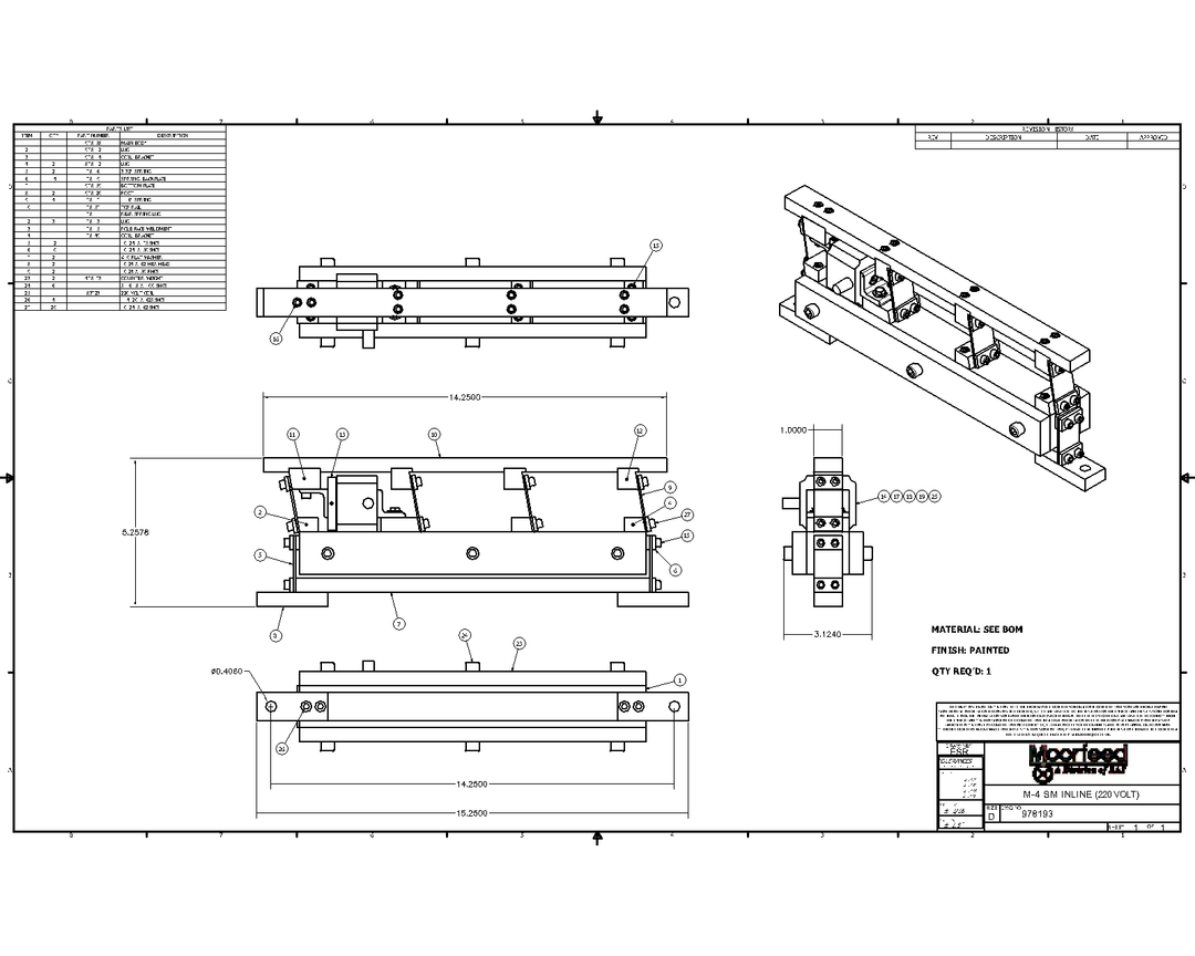 M-4 Mini Inline Drive