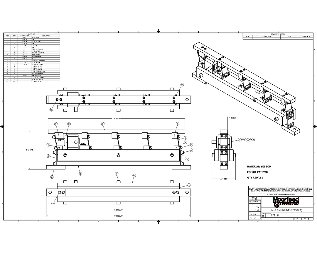 M-5 Mini Inline Drive